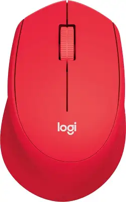 Мышь Logitech M280 красный оптическая 1000dpi беспров. USB 2but (910-004308)