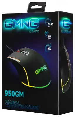 Мышь GMNG 950GM черный оптическая 7200dpi USB 8but (1533300)