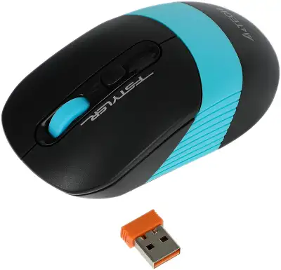 Мышь A4Tech Fstyler FG10 черный/синий оптическая 2000dpi беспров. USB 4but (FG10 BLUE)