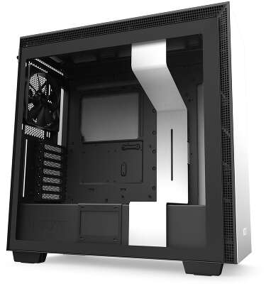 Корпус NZXT H710, черный/белый, ATX, Без БП (CA-H710B-W1)