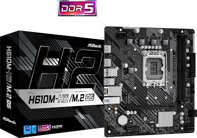 Материнская плата mATX LGA1700 ASRock H610M-H2/M.2 D5