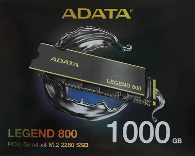 Накопитель SSD A-Data PCIe 4.0 x4 1000GB ALEG-800-1000GCS Legend 800 M.2 2280