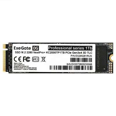 Твердотельный накопитель NVMe 1Tb [EX295281RUS] (SSD) Exegate NextPro+ KC2000TP1TB