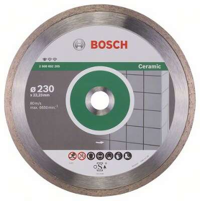 Диск отрезной по керам. Bosch Standard for Ceramic (2608602205) d=230мм d(посад.)=22.23мм (угловые шлифмашины)