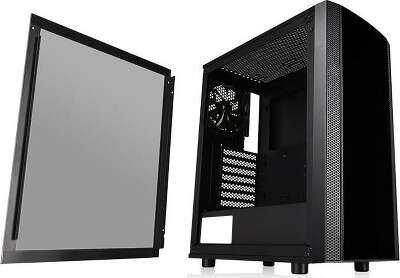 Корпус Thermaltake Versa J24 TG, черный, ATX, Без БП (CA-1L7-00M1WN-00)