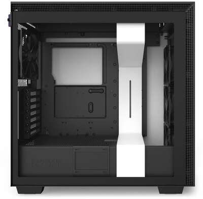 Корпус NZXT H710, черный/белый, ATX, Без БП (CA-H710B-W1)