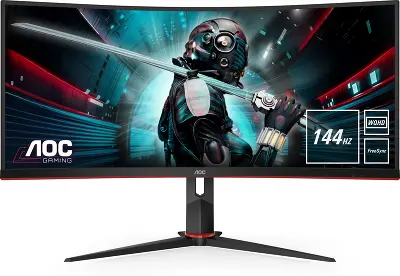 Монитор 34" AOC CU34G2X VA 3440x1440 HDMI, DP, USB-Hub