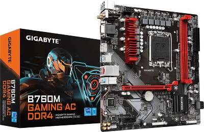 Материнская плата mATX LGA1700 GIGABYTE B760M GAMING AC DDR4