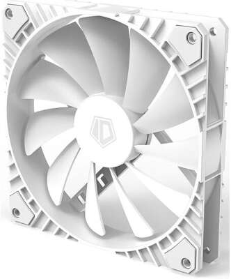 Вентилятор ID-COOLING WF-14025-XT WHITE V2, 140 мм, 1600rpm, 32.6 дБ, 4-pin, 1шт