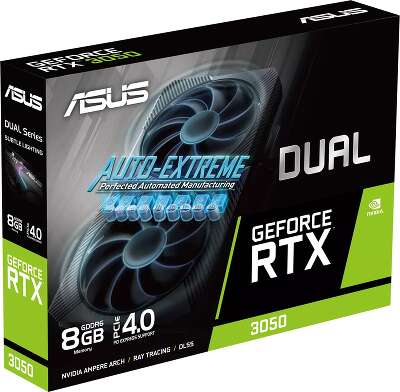Видеокарта ASUS NVIDIA nVidia GeForce RTX 3050 Dual 8Gb DDR6 PCI-E HDMI, 3DP