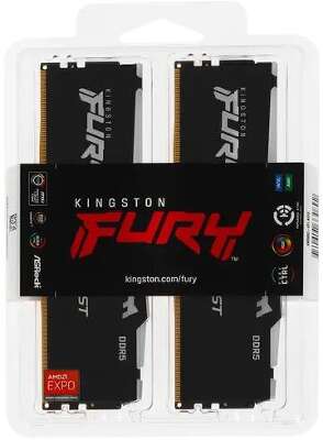 Набор памяти DDR5 DIMM 2x8Gb DDR5200 Kingston FURY Beast Black RGB EXPO (KF552C36BBEAK2-16)