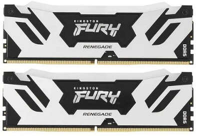 Набор памяти DDR5 DIMM 2x16Gb DDR8000 Kingston FURY Renegade Silver/Black RGB (KF580C38RSAK2-32)