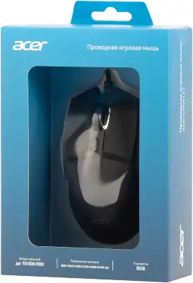 Мышь Acer OMW121 черный оптическая 6400dpi USB 6but (ZL.MCEEE.00U)