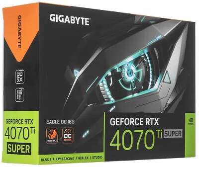 Видеокарта GIGABYTE NVIDIA nVidia GeForce RTX 4070Ti SUPER EAGLE OC ICE 16Gb GDDR6X PCI-E HDMI, 3DP