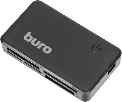 Устройство чтения карт памяти USB2.0 Buro BU-CR-151 черный