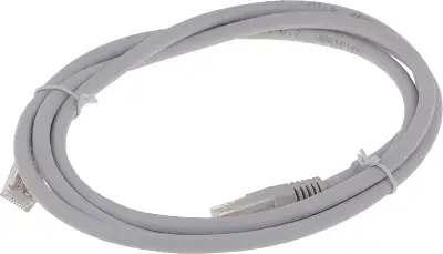 Патч-корд Lanmaster TWT-45-45-1.5/6-GY UTP RJ-45 вил.-вилка RJ-45 кат.6 1.5м серый ПВХ (уп.:1шт)