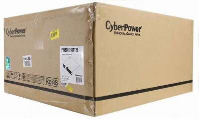 ИБП CyberPower PR1500ELCDRT2U, 1500VA, 1350W, IEC, USB, черный