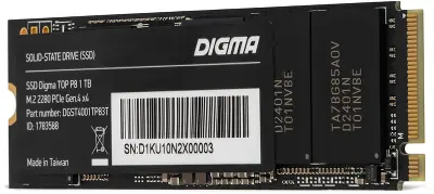 Твердотельный накопитель NVMe 1Tb [DGST4001TP83T] (SSD) Digma Top P8