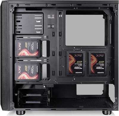 Корпус Thermaltake Versa J25 TG, черный, ATX, Без БП (CA-1L8-00M1WN-00)