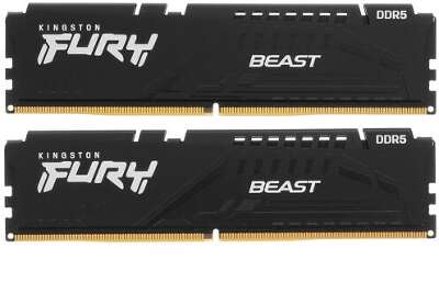 Набор памяти DDR5 DIMM Гб DDR6000 Kingston FURY Beast Black (KF560C40BBK2-16)