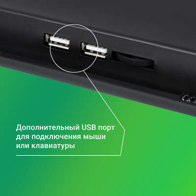 Подставка для ноутбука Digma D-NCP170-2 17"390x270x27мм 20дБ 2xUSB 2x 150ммFAN 600г черный