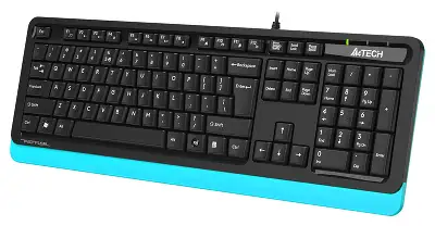 Клавиатура A4Tech Fstyler FKS10 черный/синий USB (FKS10 BLUE)