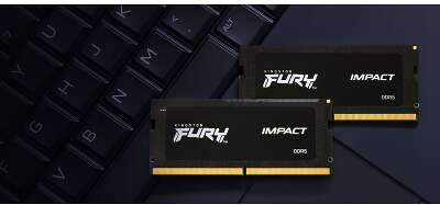 Набор памяти DDR5 SODIMM 2x32Gb DDR4800 Kingston FURY Impact (KF548S38IBK2-64)