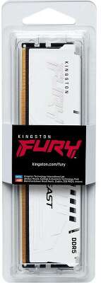 Модуль памяти DDR5 DIMM 32Gb DDR5200 Kingston FURY Beast White (KF552C36BWE-32)