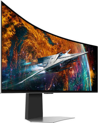 Монитор 49" Samsung Odyssey G9 S49CG954SI OLED 5120x1440 HDMI, DP, USB-Hub серебристый