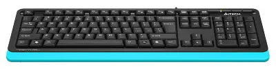 Клавиатура A4Tech Fstyler FKS10 черный/синий USB (FKS10 BLUE)