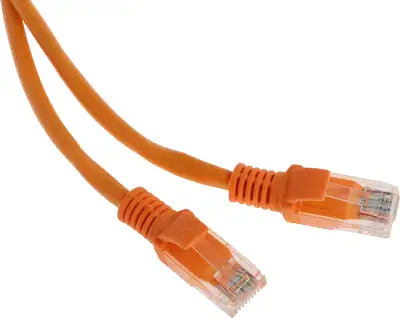 Патч-корд Premier PP12-1M/O 1000Гбит/с UTP 4 пары cat.5E CCA molded 1м оранжевый RJ-45 (m)-RJ-45 (m)