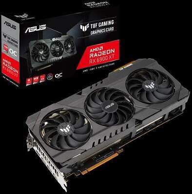 Видеокарта ASUS AMD Radeon RX 6900 XT TUF Gaming OC 16Gb DDR6 PCI-E HDMI, 3DP