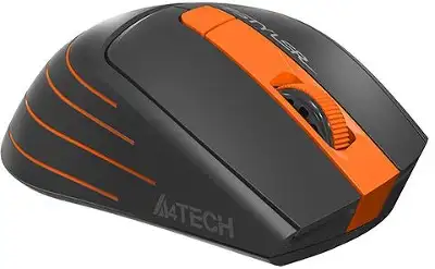 Мышь A4Tech Fstyler FG30S серый/оранжевый оптическая 2000dpi silent беспров. USB 6but (FG30S ORANGE)