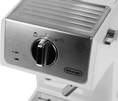 Кофеварка рожковая Delonghi ECP33.21.W 1100Вт белый