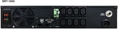 ИБП Powercom Smart King RT SRT-1500A LCD, 1500VA, 1350W, IEC