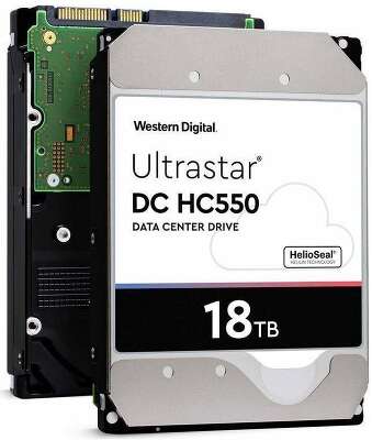 Жесткий диск SATA3 18Tb [WUH721818ALN604] (HDD) Western Digital Ultrastar DC HC550, 512Mb