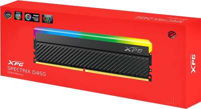 Модуль памяти DDR4 DIMM 8Gb DDR3600 ADATA XPG Spectrix D45G RGB (AX4U36008G18I-CBKD45G)