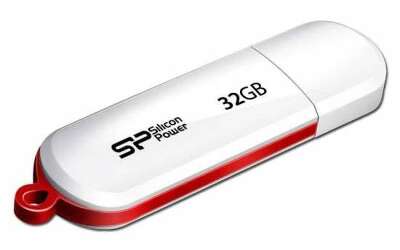 Флеш Диск Silicon Power 32Gb LuxMini 320 SP032GBUF2320V1W USB2.0 белый