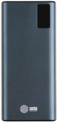 Мобильный аккумулятор Cactus CS-PBFSYT-20000 20000mAh 2.1A 2xUSB-A/USB-C синий