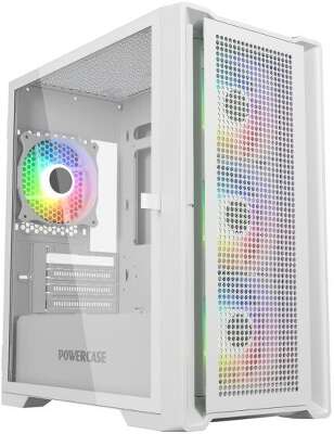 Корпус PowerCase Alisio Micro X4W V2, белый, mATX, без БП (CAMCXW-A4)