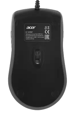 Мышь Acer OMW136 черный оптическая 1200dpi USB 3but (ZL.MCEEE.01A)