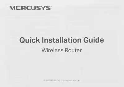 Wi-Fi роутер Mercusys MR1200G, 802.11a/b/g/n/ac, 2.4 / 5 ГГц