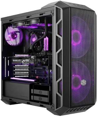 Корпус COOLERMASTER MasterCase H500, черный, ATX, Без БП (MCM-H500-IGNN-S00)