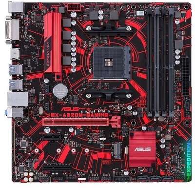 Материнская плата microATX LGAAM4 ASUS EX-A320M-GAMING