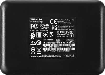 Внешний жесткий диск 4Tb [HDTB540EK3CA] (HDD) Toshiba Canvio Basics