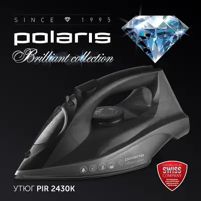 Утюг Polaris PIR 2430K 2400Вт черный