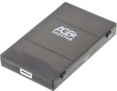 Внешний корпус для HDD/SSD AgeStar 3UBCP1-6G SATA USB3.0 пластик черный 2.5"