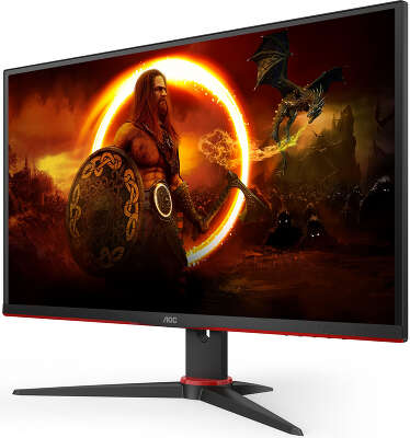 Монитор AOC 27" 27G2SPAE черный/красный IPS LED 1ms 16:9 HDMI M/M матовая 250cd 178гр/178гр 1920x1080 165Hz G-Sync FreeSync Premium VGA DP FHD 4.53кг