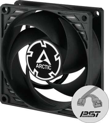 Вентилятор Arctic Cooling P8 PWM PST, 80мм, 3000rpm, 22 дБ, 4-pin PWM, 1шт