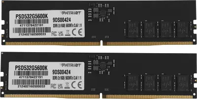 Память DDR5 2x16Gb 5600MHz Patriot PSD532G5600K Signature RTL PC5-44800 CL46 DIMM 288-pin 1.1В Ret